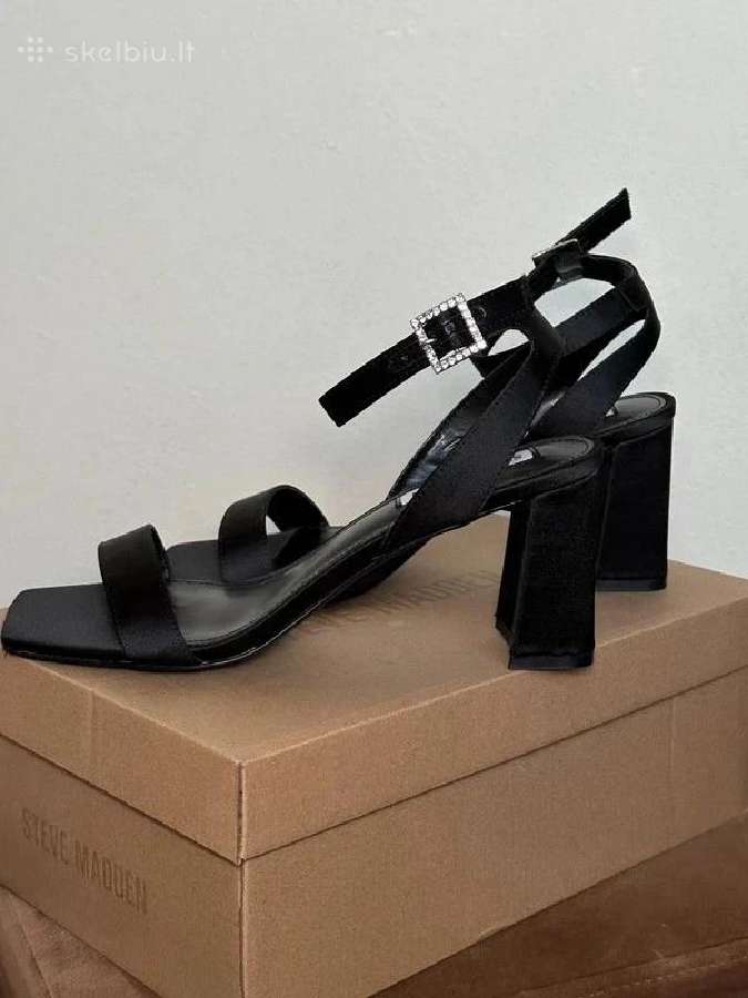 Nauji Steve Madden juodi satino kulniukai 39 dydis - nuotraukos Nr. 6