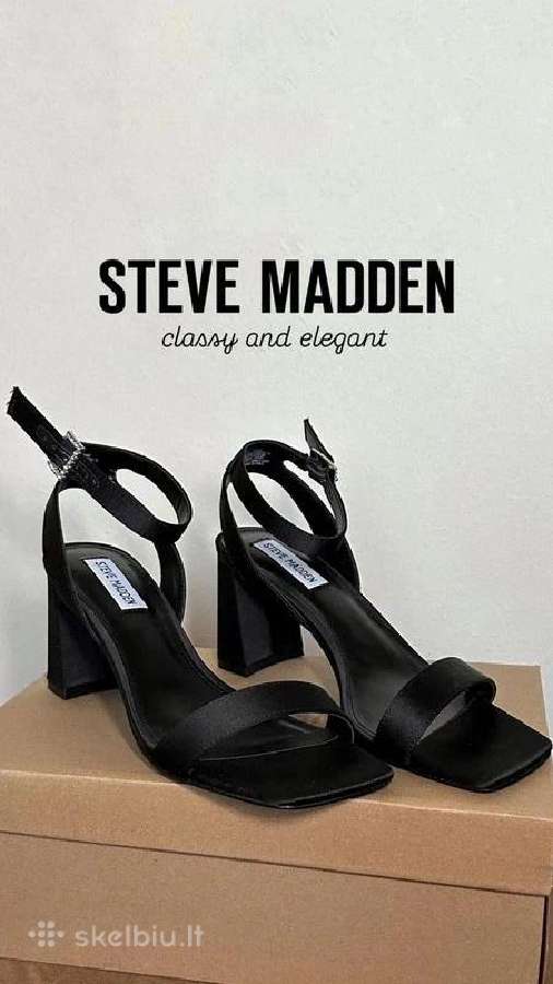 Nauji Steve Madden juodi satino kulniukai 39 dydis - nuotraukos Nr. 2