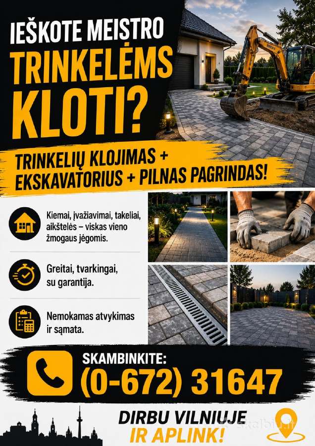 Trinkelių klojimas