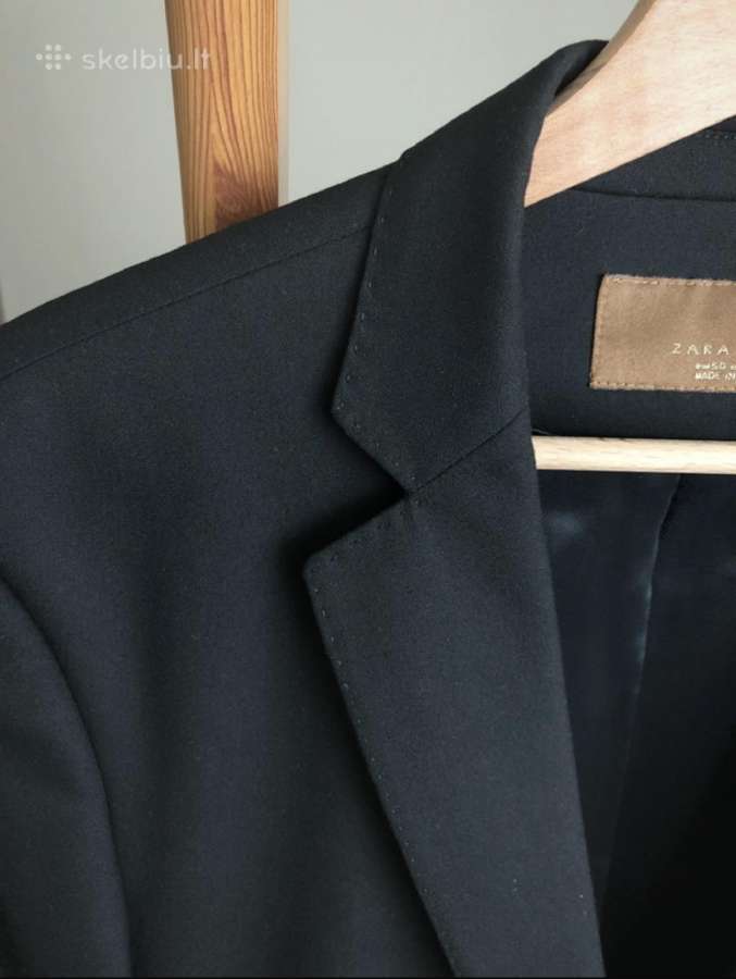 Zara Man juodas M dydžio kostiumas - nuotraukos Nr. 4