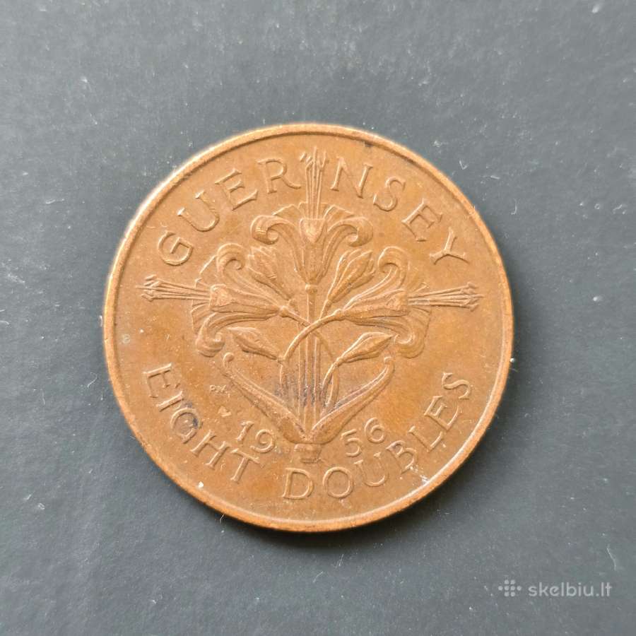Gernsis Guernsey 1956 8 doubles bronze