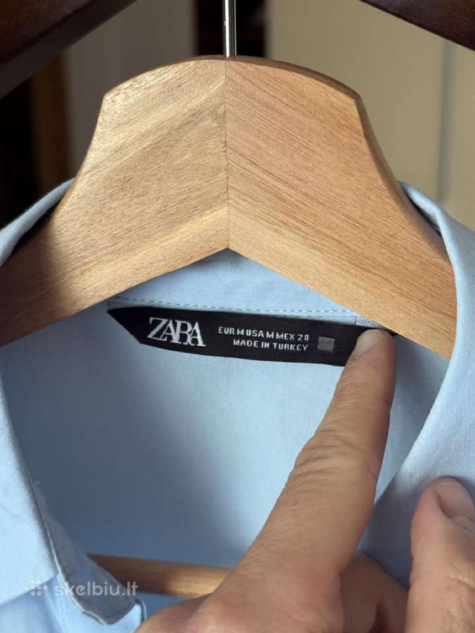 Zara mėlynos spalvos palaidinė 38 dydis - nuotraukos Nr. 4