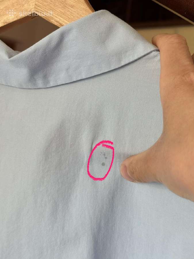 Zara mėlynos spalvos palaidinė 38 dydis - nuotraukos Nr. 17