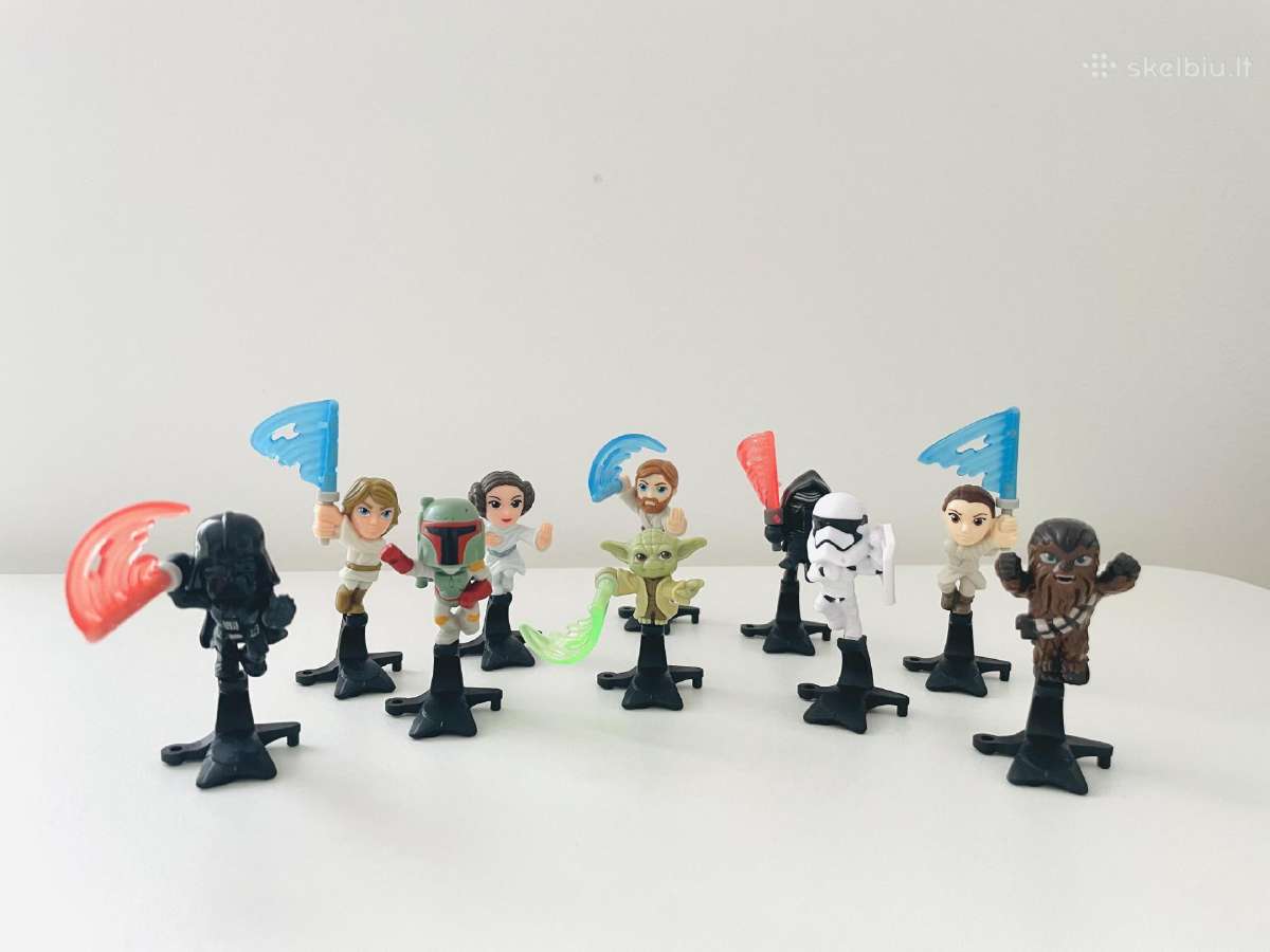 Star Wars Kinder Figūrėlės Visa 10 Vnt. Kolekcija