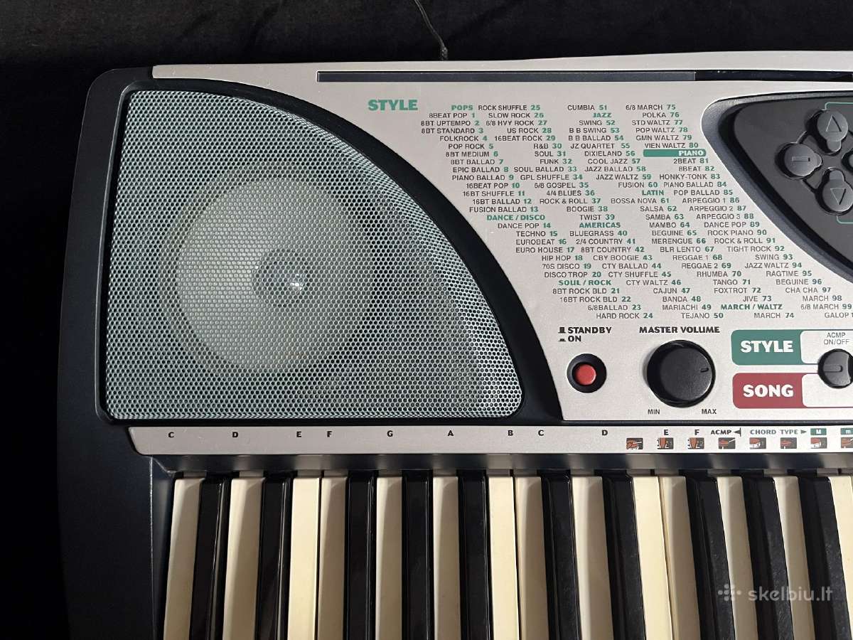 Yamaha Psr-240 sintezatorius - nuotraukos Nr. 3
