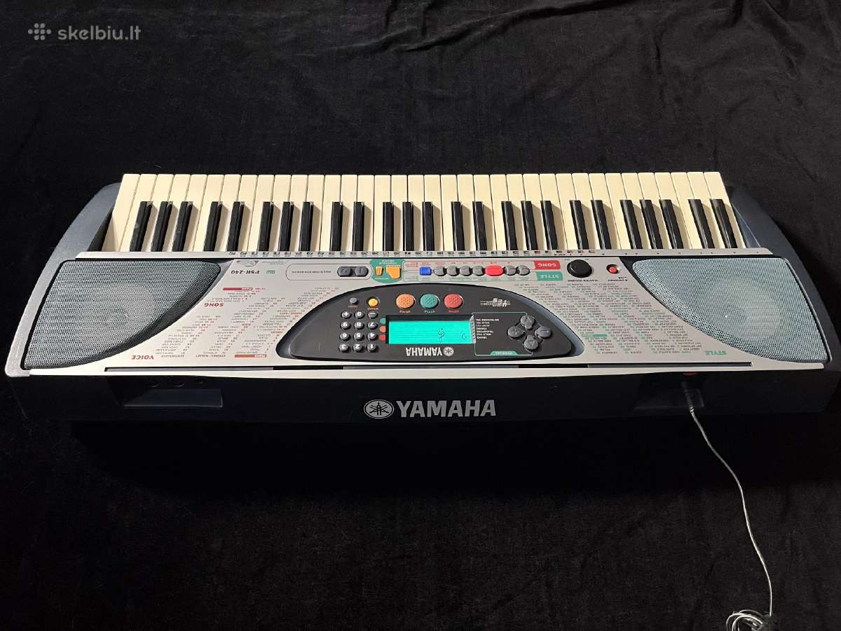 Yamaha Psr-240 sintezatorius - nuotraukos Nr. 5