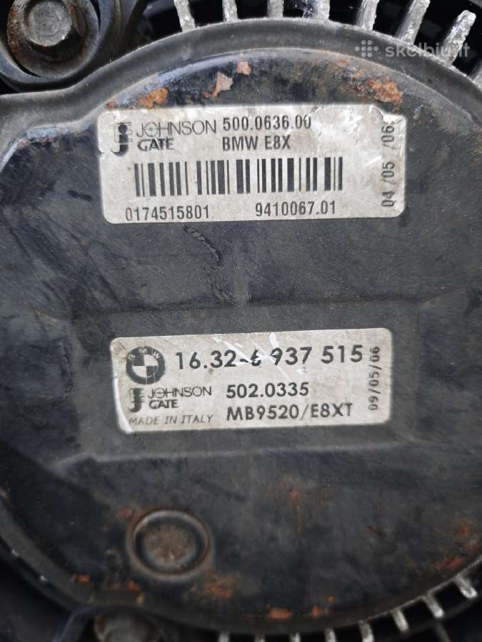 Radiatoriaus ventiliatorius Bmw E87 E81 E82 E88 17 - nuotraukos Nr. 2