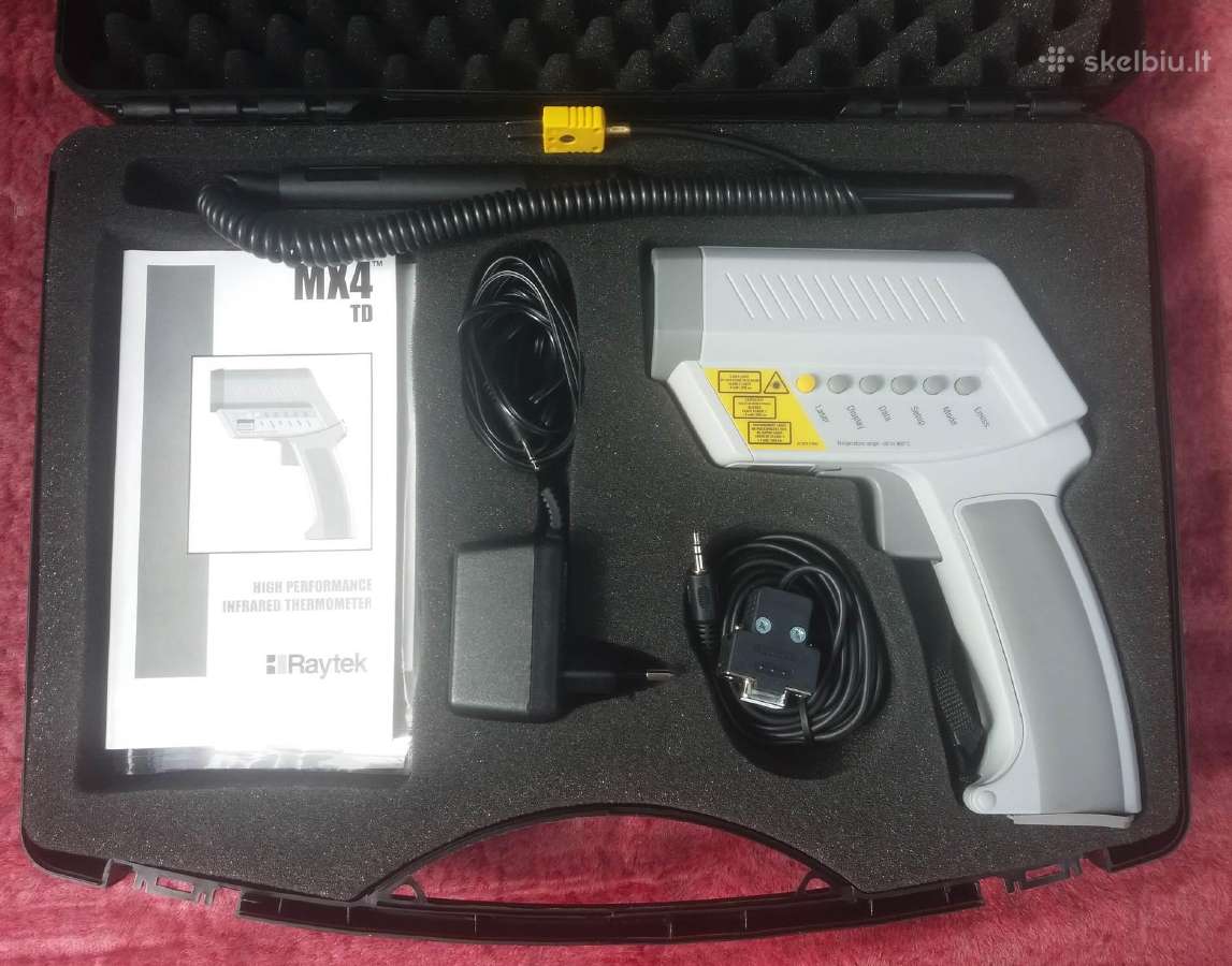 Profesionalus Raytek Mx4 infrared termomemetras