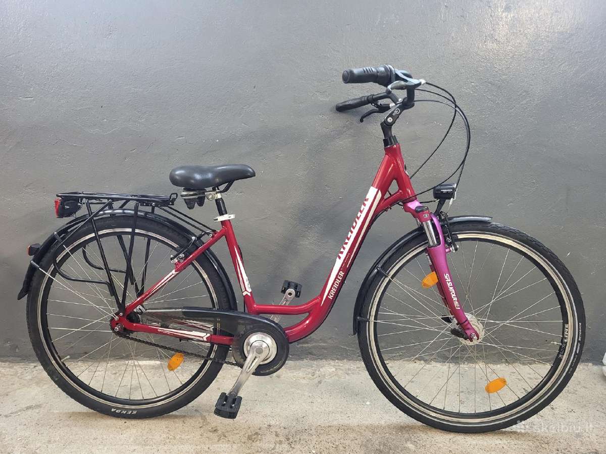 Vokiškas dviratis 28 colių ratais