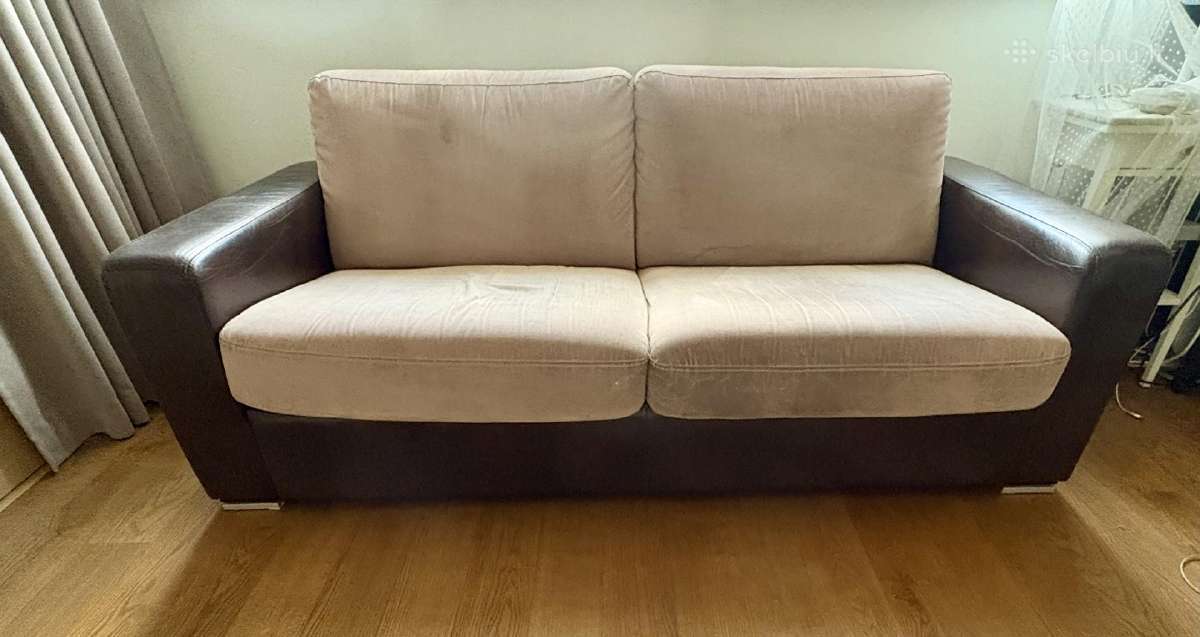 Sofa-lova su eko odos rėmu - nuotraukos Nr. 3