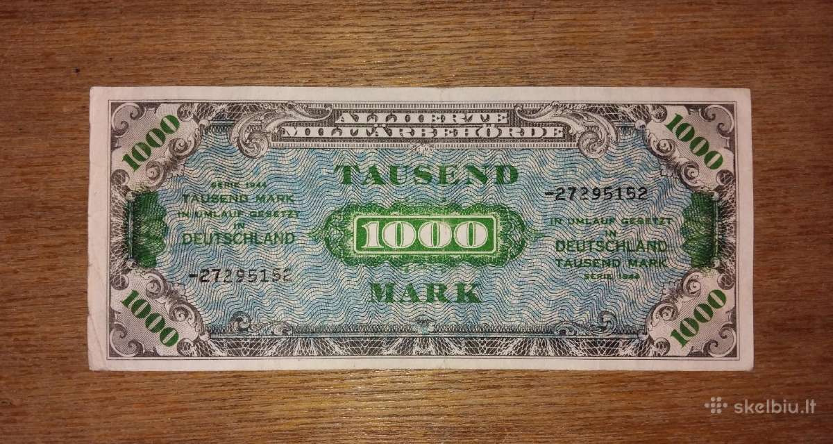 Vokietijos 1000 markių banknotas