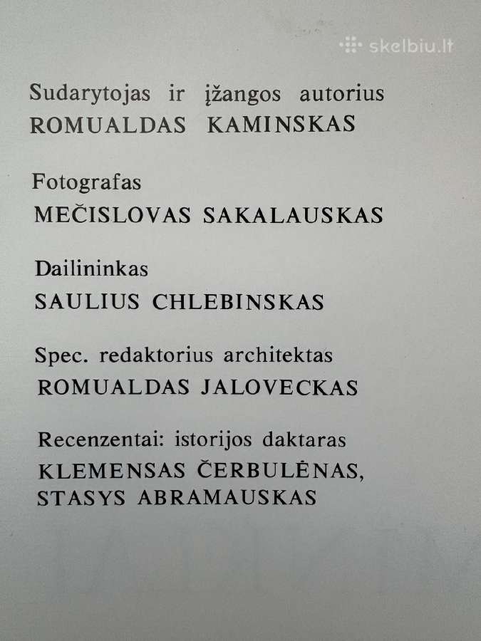 Knyga- Atgimę paminklai, 1983m - nuotraukos Nr. 2