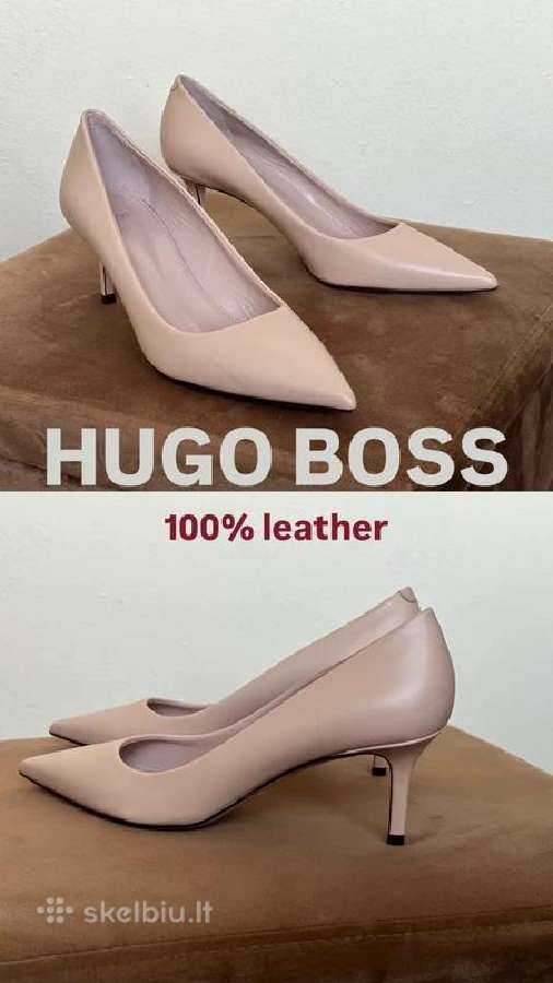 Nauji Hugo Boss natūralios odos aukštakulniai 38 - nuotraukos Nr. 8