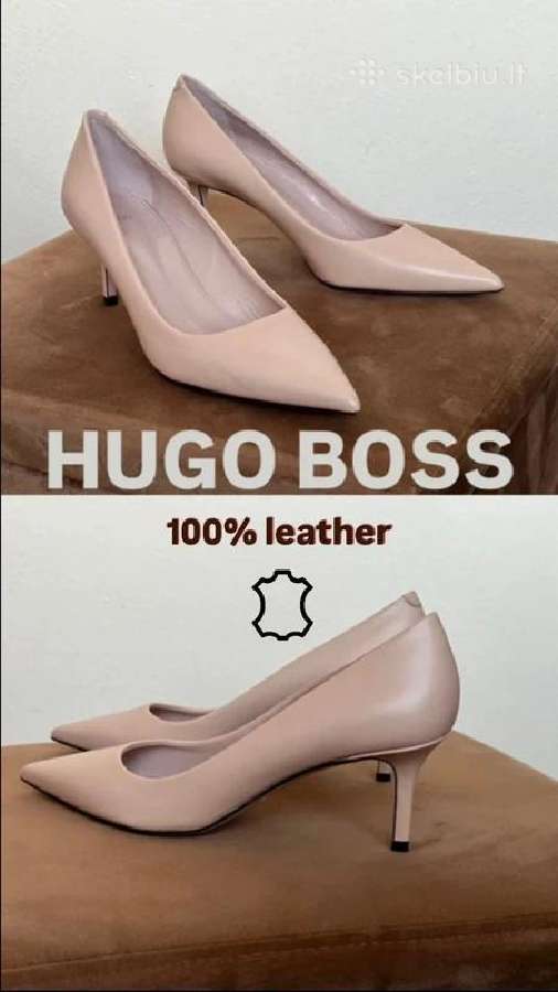 Nauji Hugo Boss natūralios odos aukštakulniai 38 - nuotraukos Nr. 11