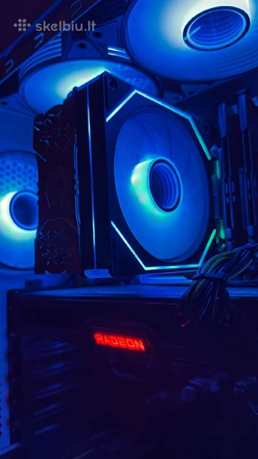 Gaming Pc/žaidimų kompiuteris rx6700xt i7-11700f