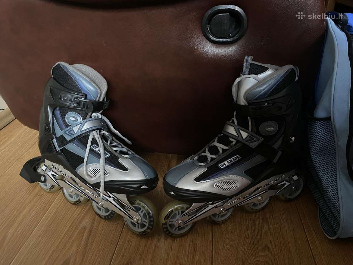 Riedučiai Hy Skate 45 dydis su apsaugom ir krepšiu - nuotraukos Nr. 2