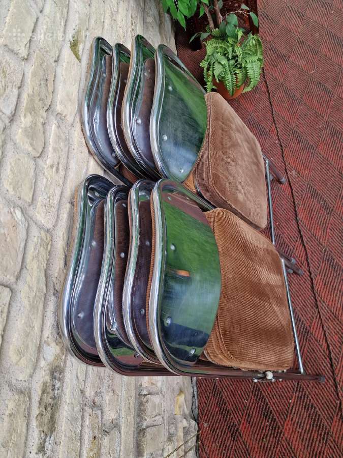 Vintažinės mid century Bauhaus st.sudedamos kėdės - nuotraukos Nr. 26