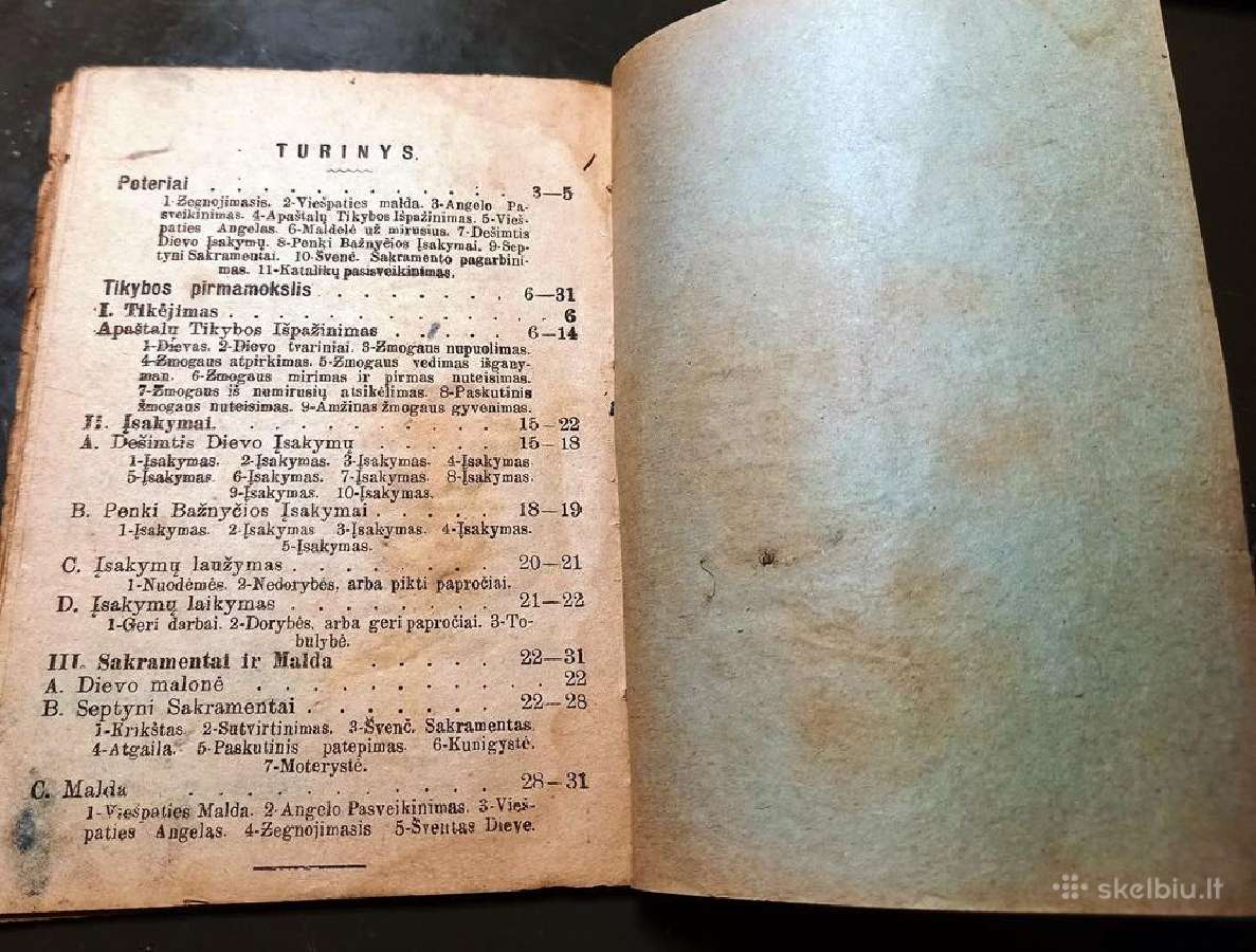Lietuva 1918 "Tikybos pirmamokslis" leidinys - nuotraukos Nr. 5