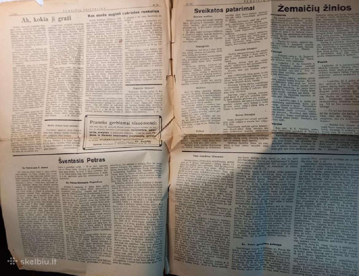 Telšiai 1932/35 "Žemaičių prietelius" laikraštei - nuotraukos Nr. 8
