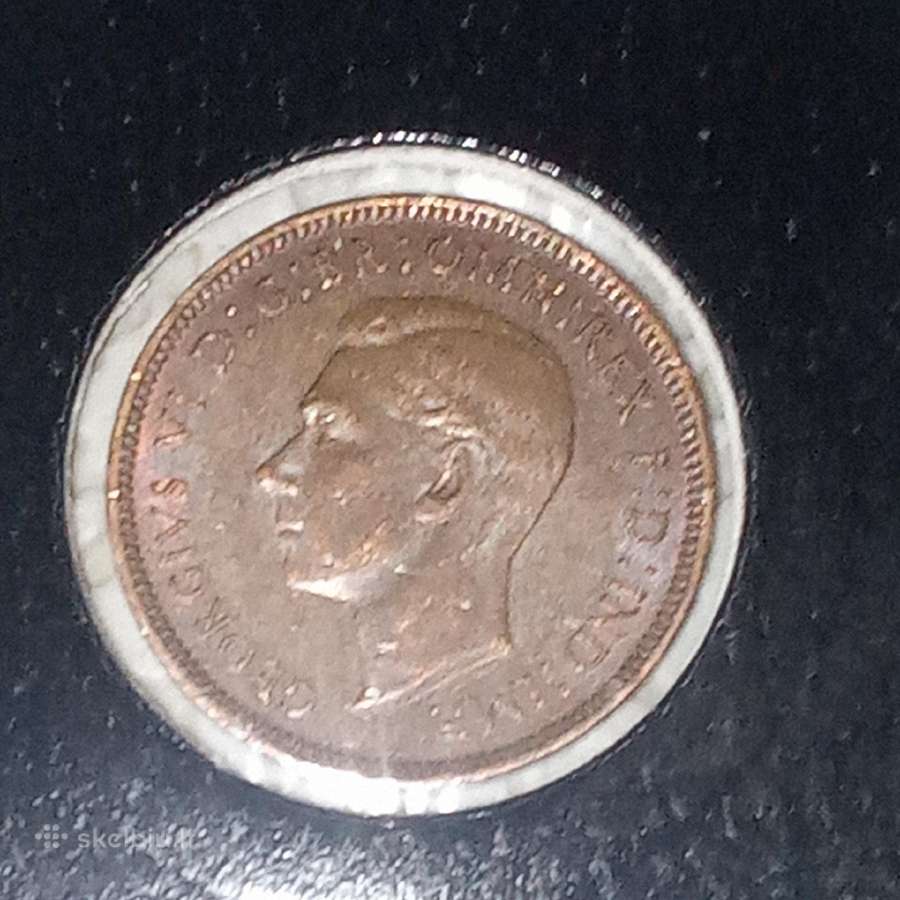 Anglija 1 fartingas 1945