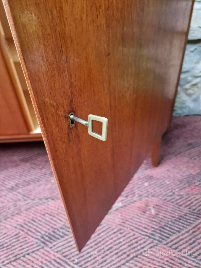 Vintažinė mid century tikmedžio komoda/indauja - nuotraukos Nr. 16