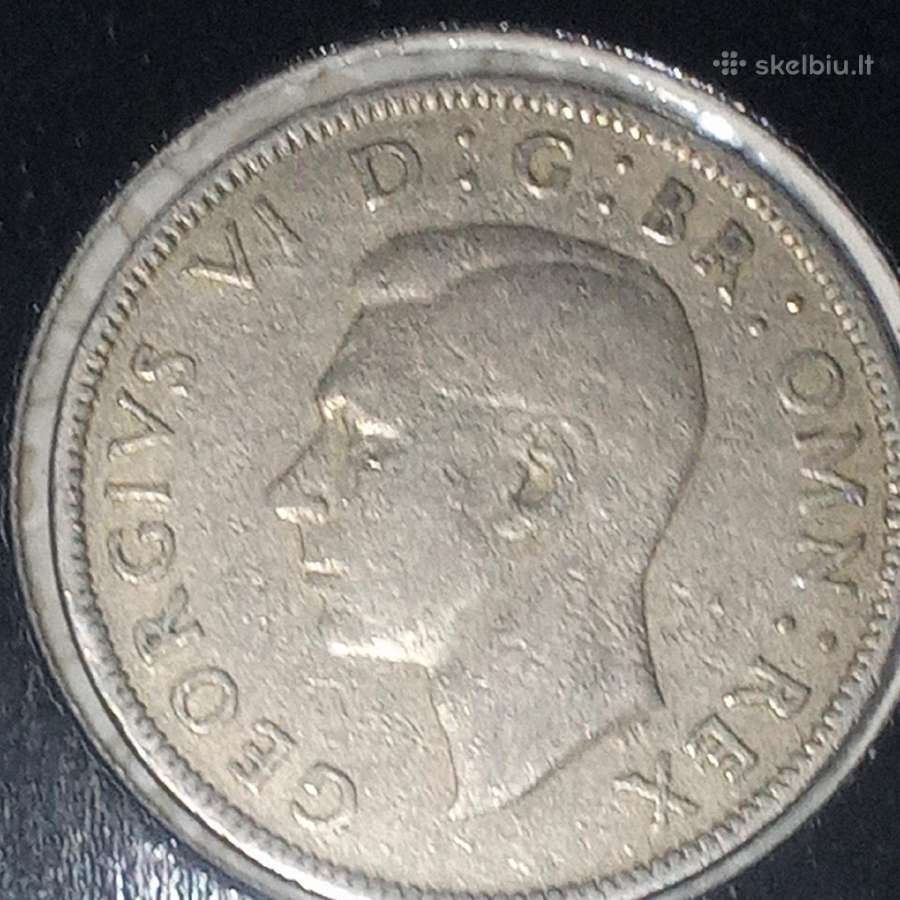 Anglija 2šilingai 1949