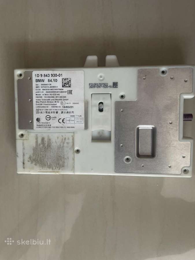 Perku Bmw X4 G02 GPS ir Sos bloką 841098439