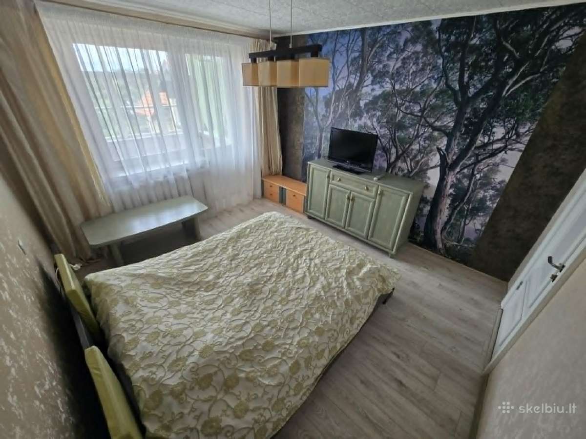 Nidoje nuomojamas dvieju kambarių butas, paromis - nuotraukos Nr. 3