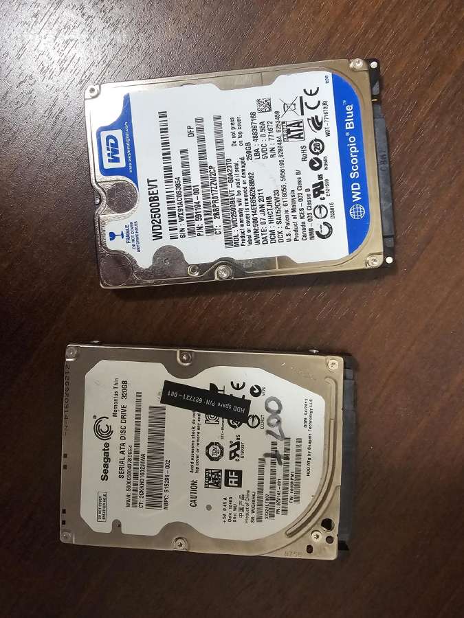 320gb +250gb HDD