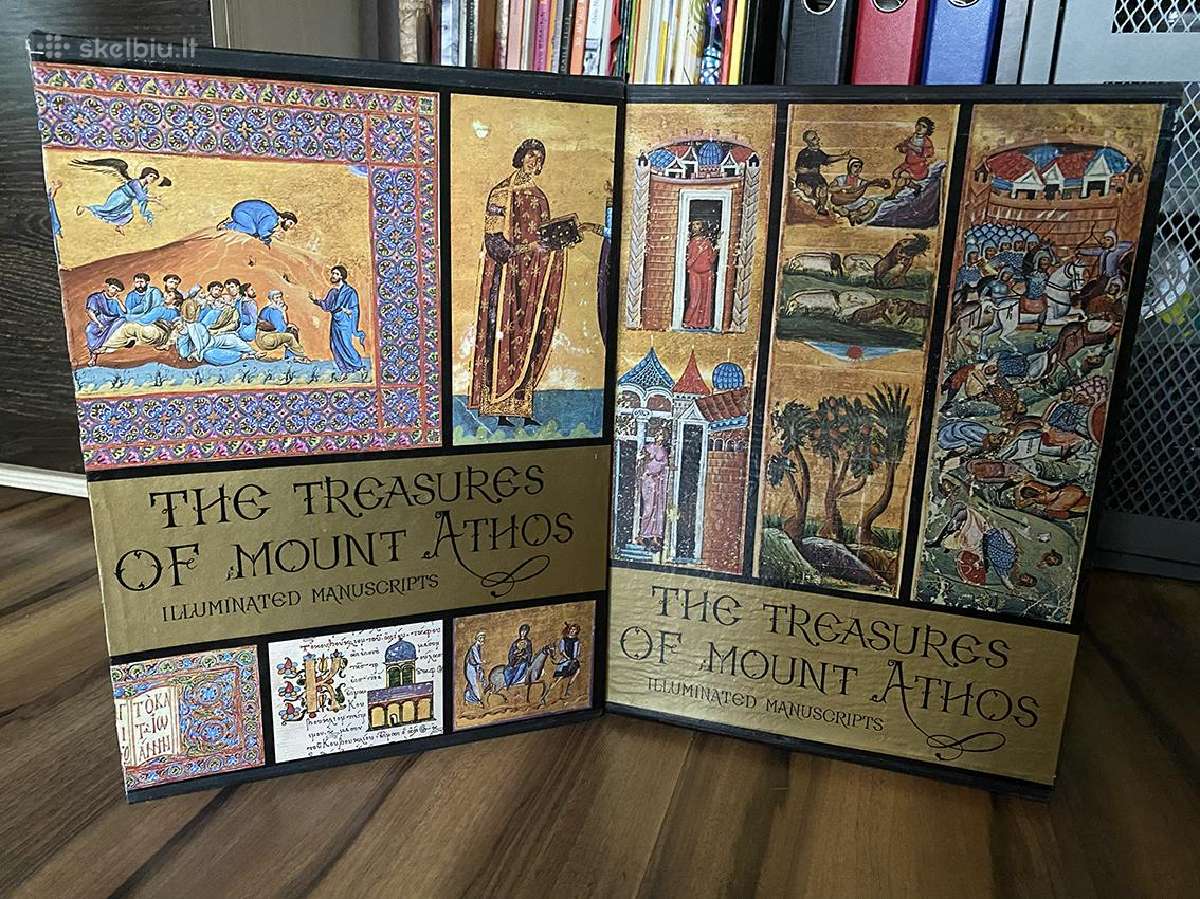 Retos knygos: Mount Athos iluminuoti manuskriptai