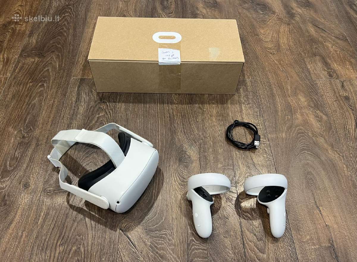 Meta Oculus quest 2 128gb/daug zaidimu viduj