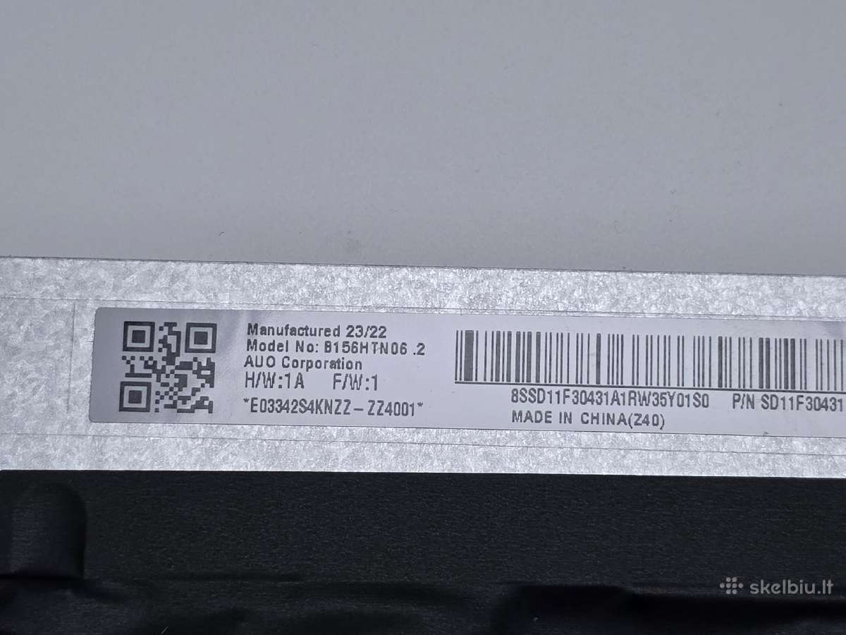 15.6" Originalus Full HD laptopo matrica ekranas! - nuotraukos Nr. 12