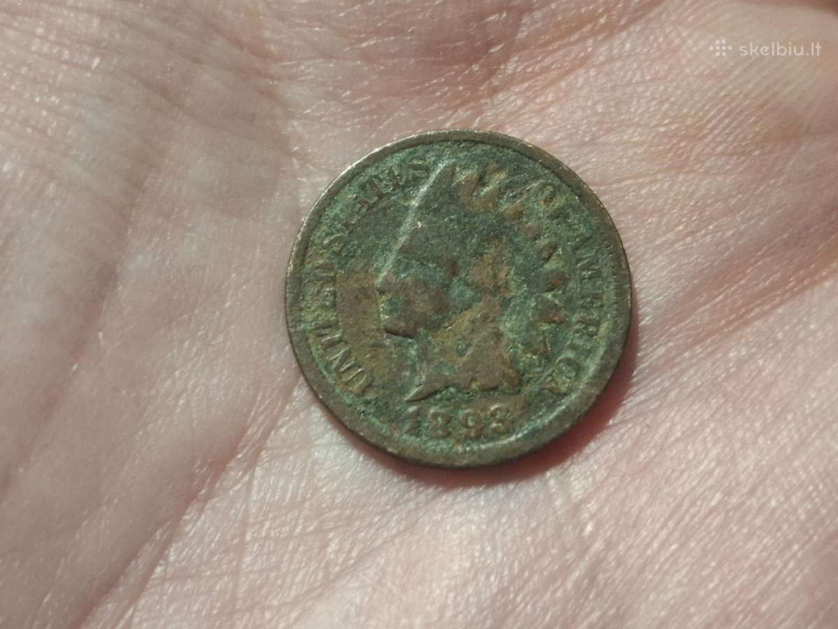 JAV 1 centas 1893 - nuotraukos Nr. 2