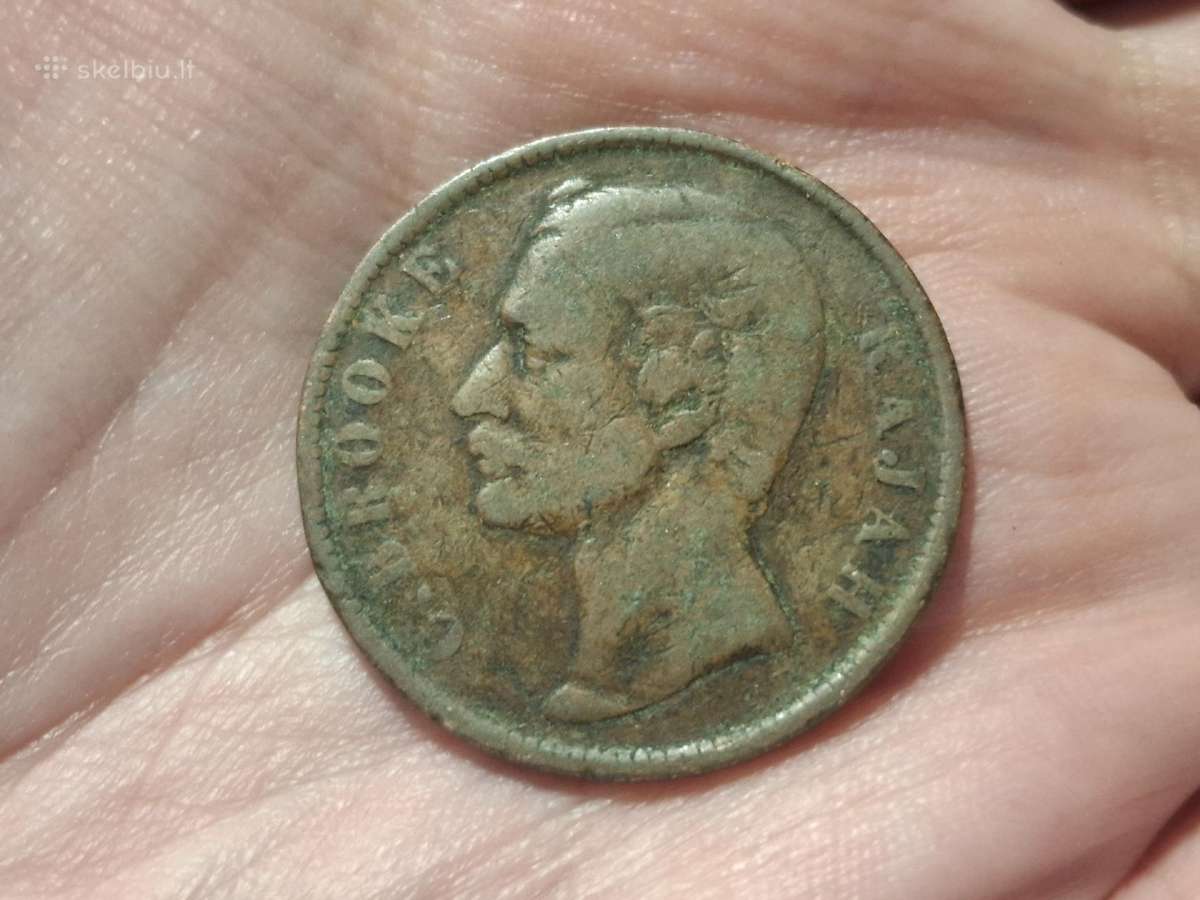 Saravakas 1 centas 1870 - nuotraukos Nr. 2