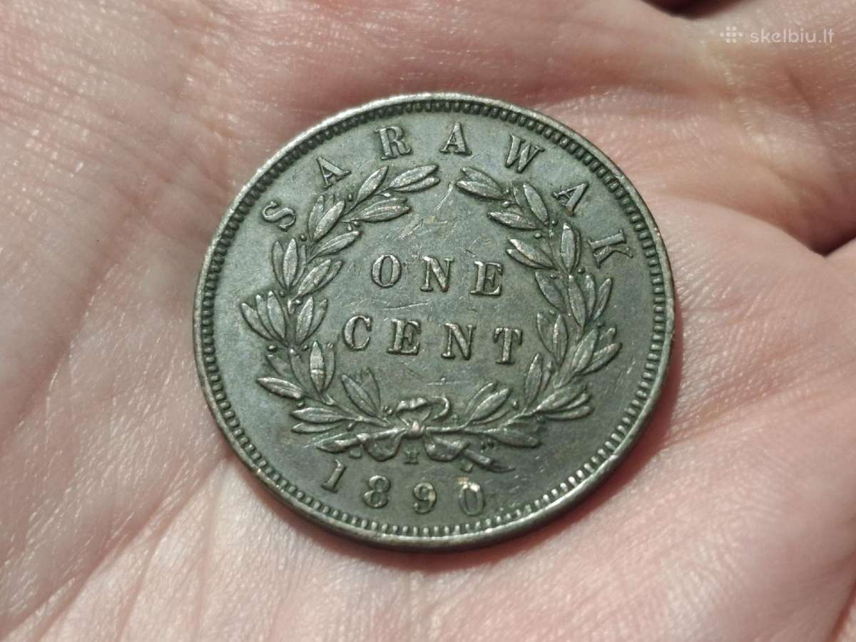 Saravakas 1 centas 1890