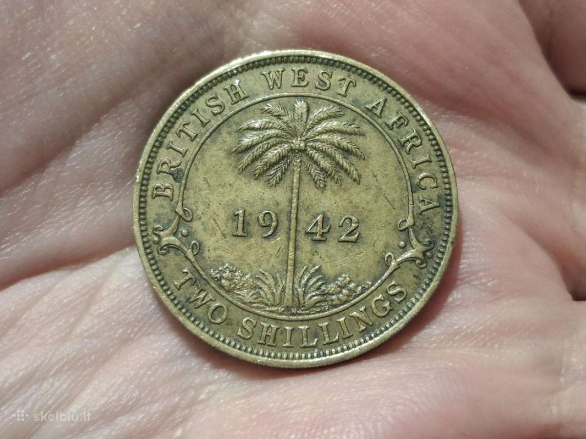 Britų Vakarų Afrika 2 šilingai 1942