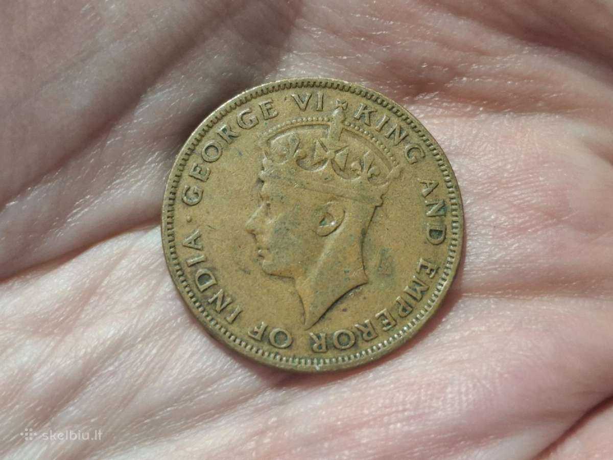 Britų Hondūras 1 centas 1944 - nuotraukos Nr. 2