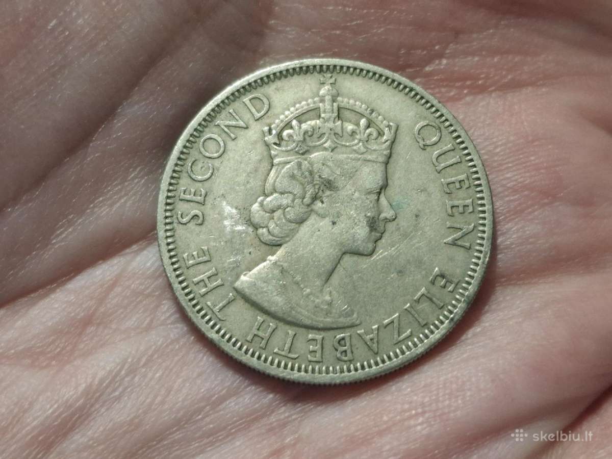 Britų Hondūras 50 centų 1964 - nuotraukos Nr. 2