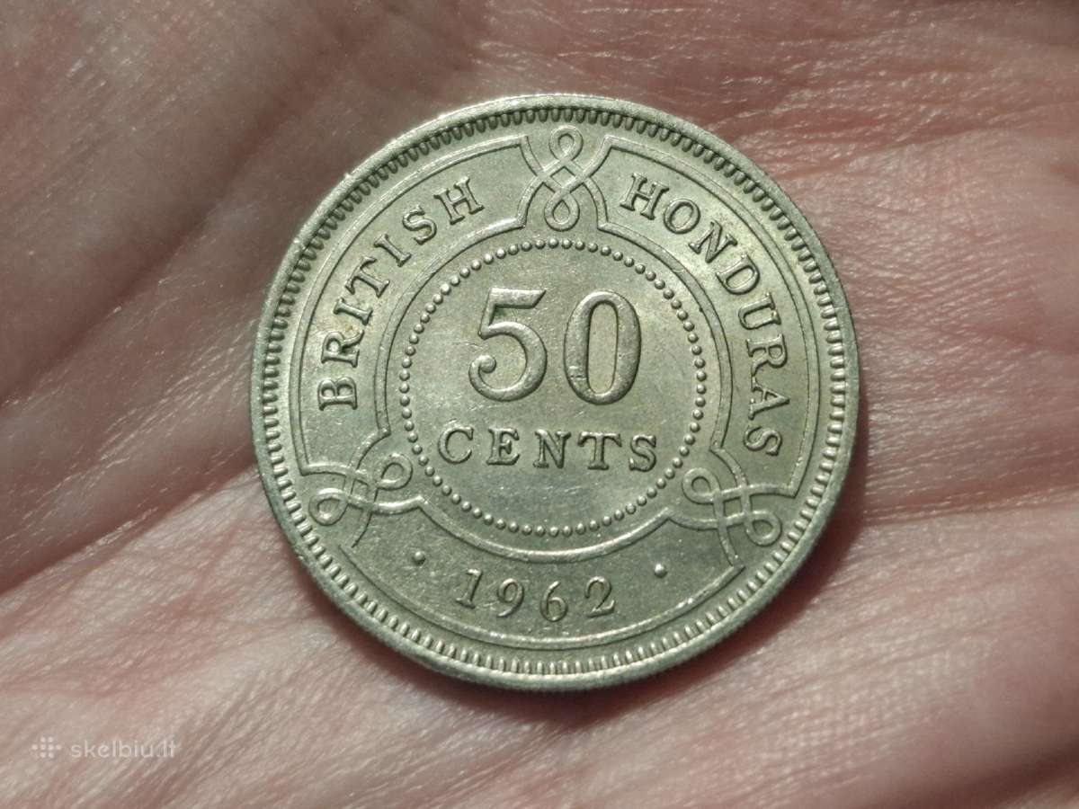 Britų Hondūras 50 centų 1962