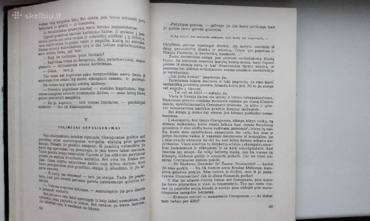 V. Hugo. Paryžiaus katedra. 1950 m. leid. - nuotraukos Nr. 9