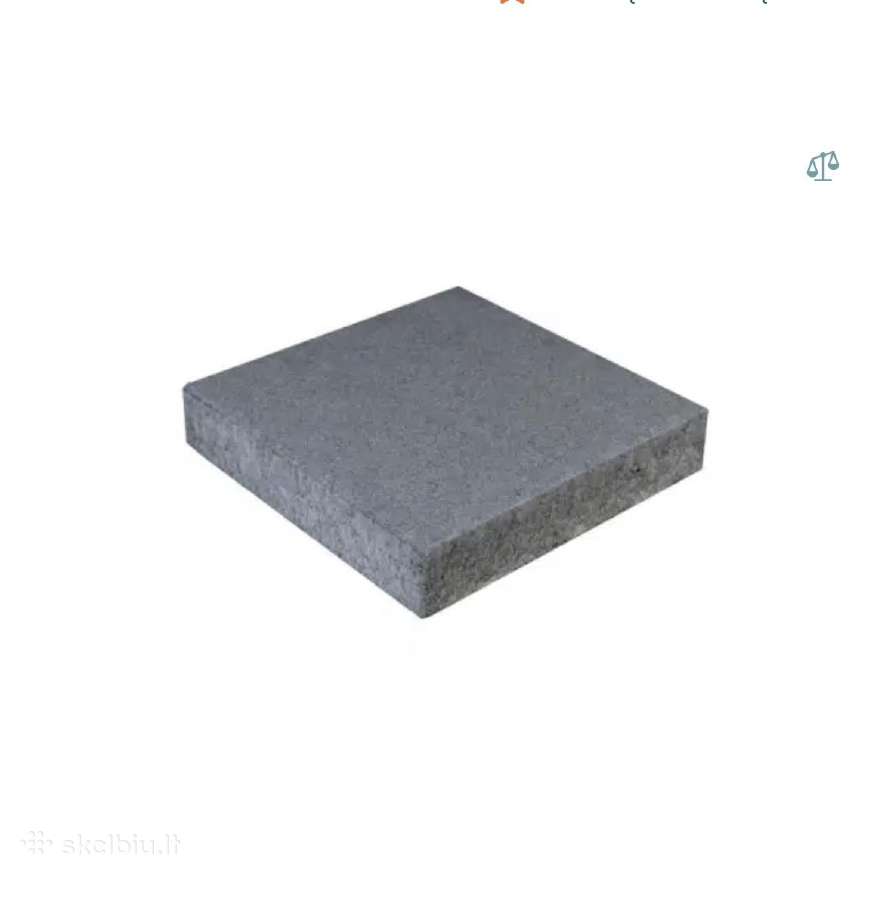 Perku naudotas šaligatvio plyteles