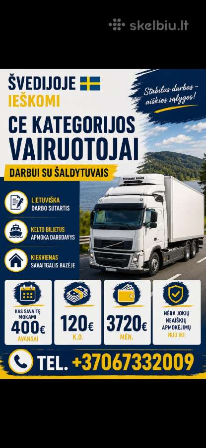 CE Po Švedija Šaldituvai arba Uostai.