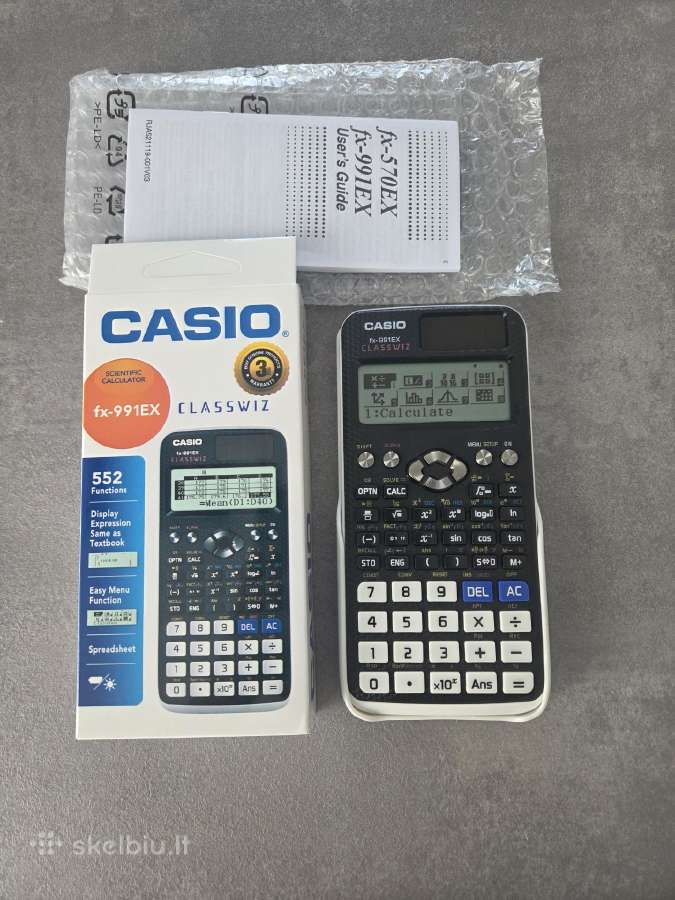 Casio 991ex Classwiz - nuotraukos Nr. 2