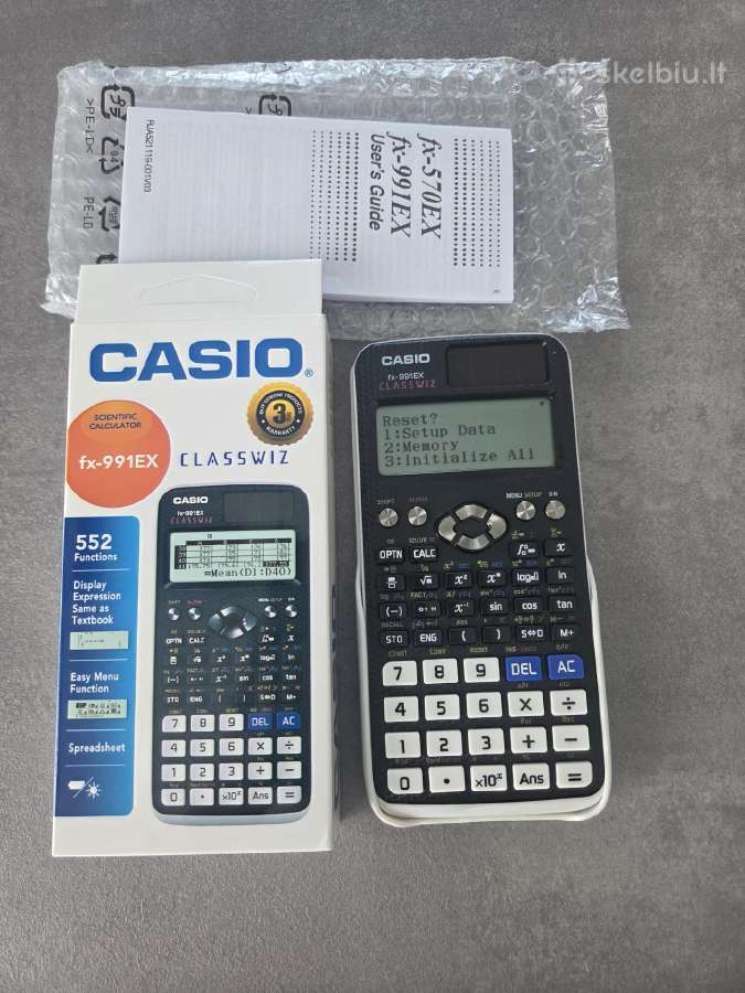 Casio 991ex Classwiz - nuotraukos Nr. 3