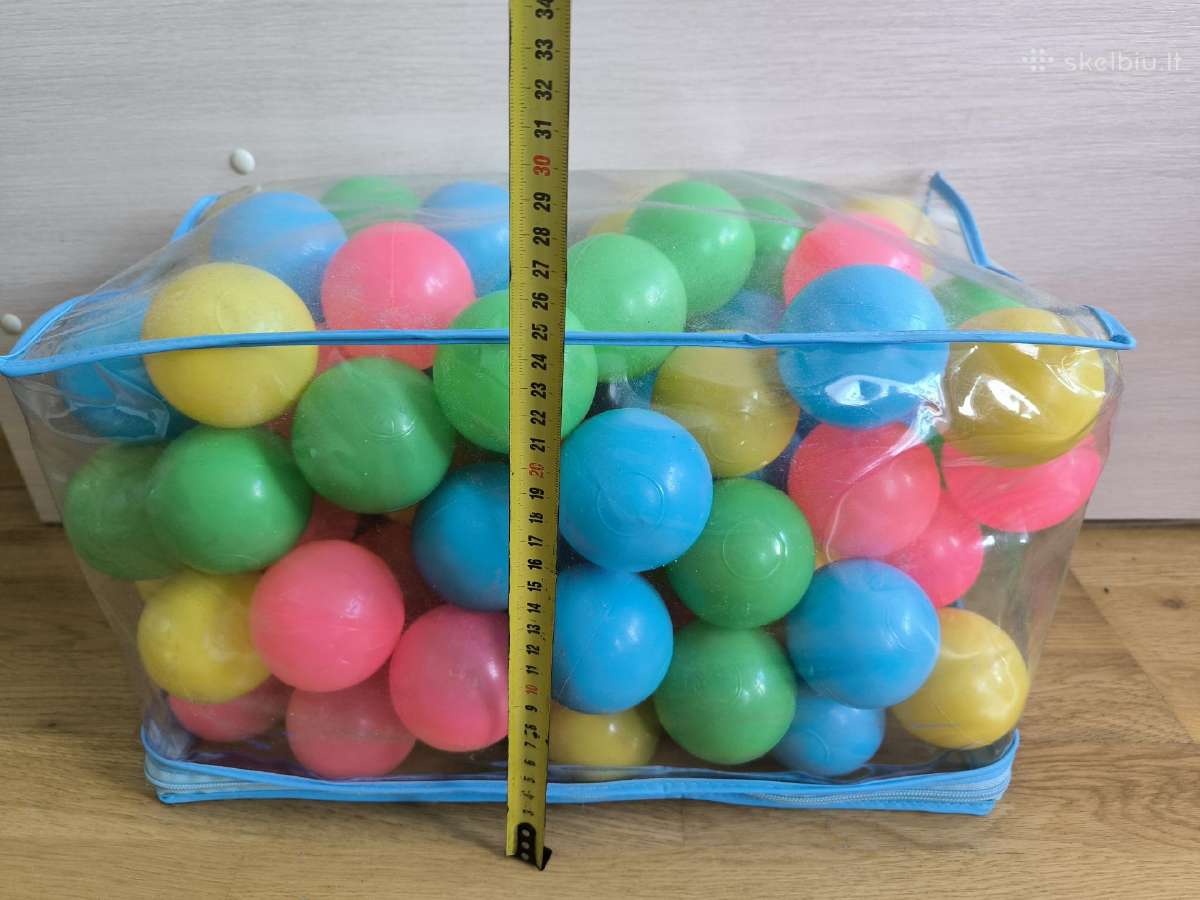 Plastikinė vonelė su oro kamuoliukais - nuotraukos Nr. 3
