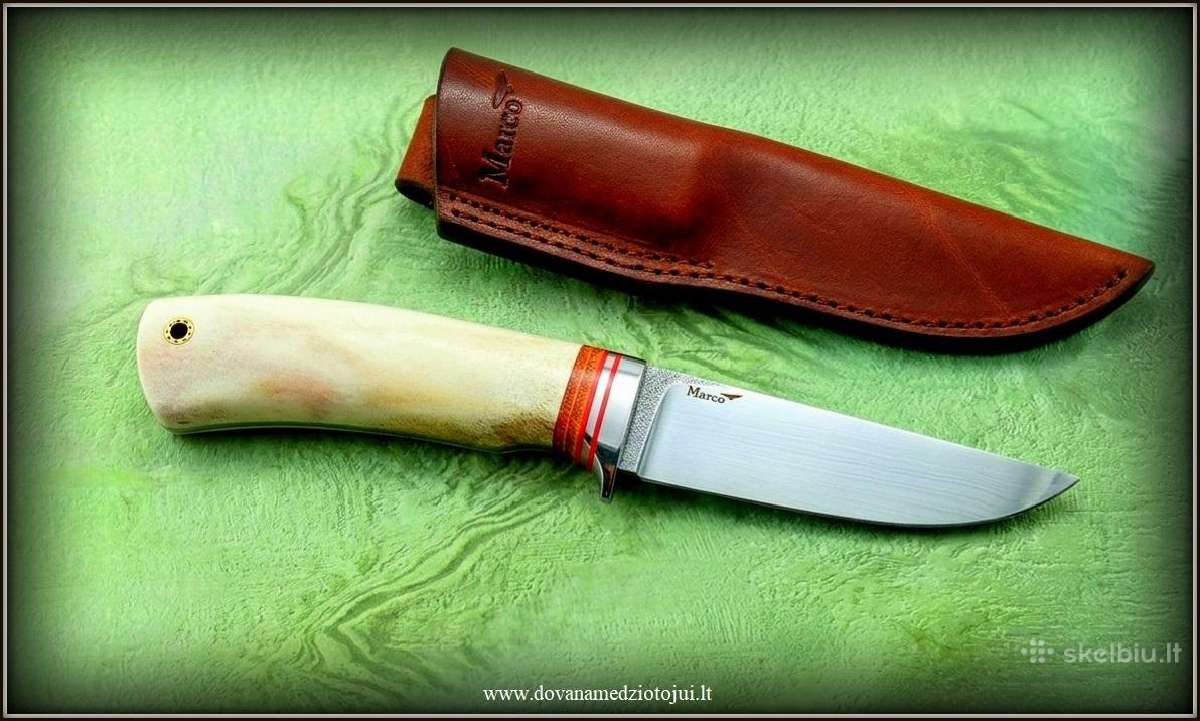 Medžioklinis,rankų darbo peilis