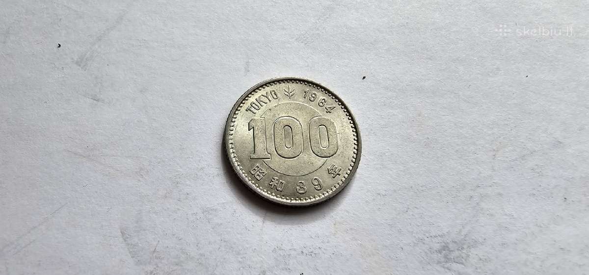 1964 100 yenu Japonija - nuotraukos Nr. 2