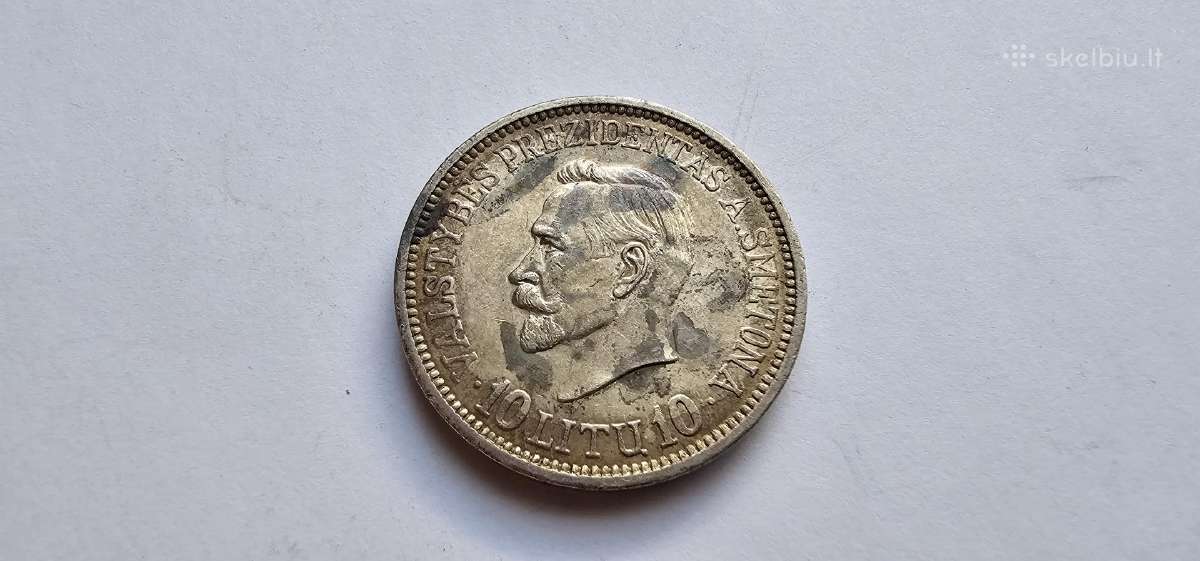 1938 10 litu Smetona
