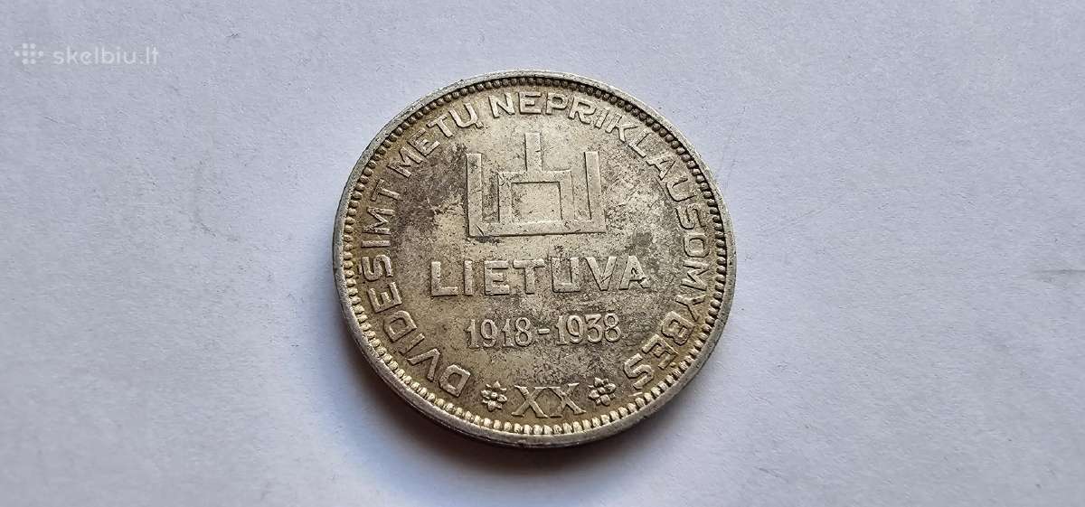 1938 10 litu Smetona - nuotraukos Nr. 2