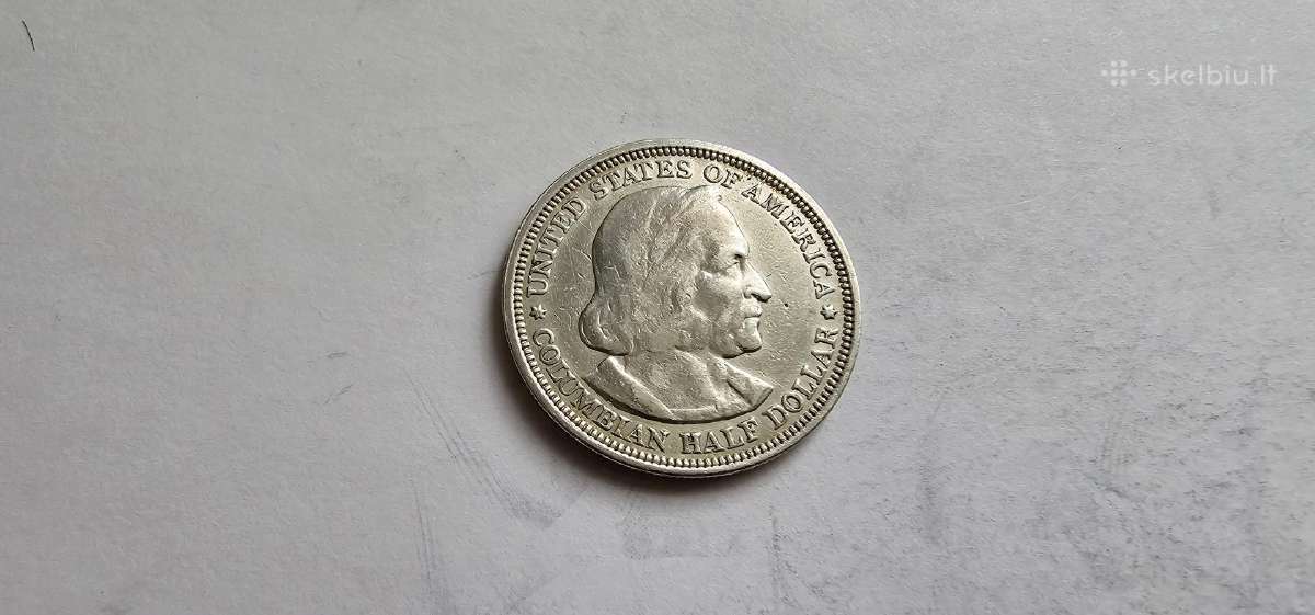 1892 1/2 dolerio Usa Unc